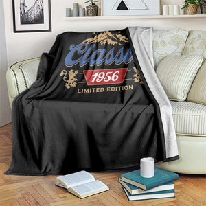 70th Birthday Beer Classic 1956 Limited Edition Throw Blanket Funny Gifts for 70 Year Olds