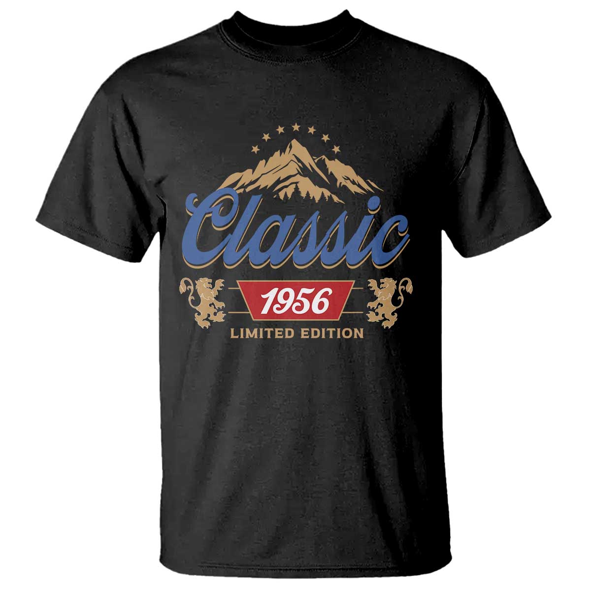 70th Birthday Beer Classic 1956 Limited Edition T Shirt Funny Gifts for 70 Year Olds TS11 Black Print Your Wear