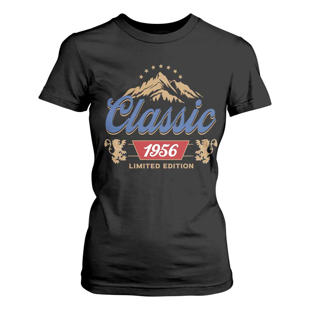 70th Birthday Beer Classic 1956 Limited Edition T Shirt For Women Funny Gifts for 70 Year Olds