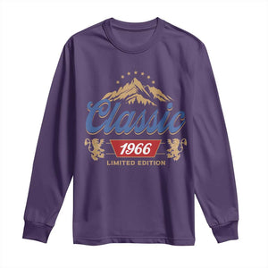 60th Birthday Beer Classic 1966 Limited Edition Long Sleeve Shirt Funny Gifts for 60 Year Olds