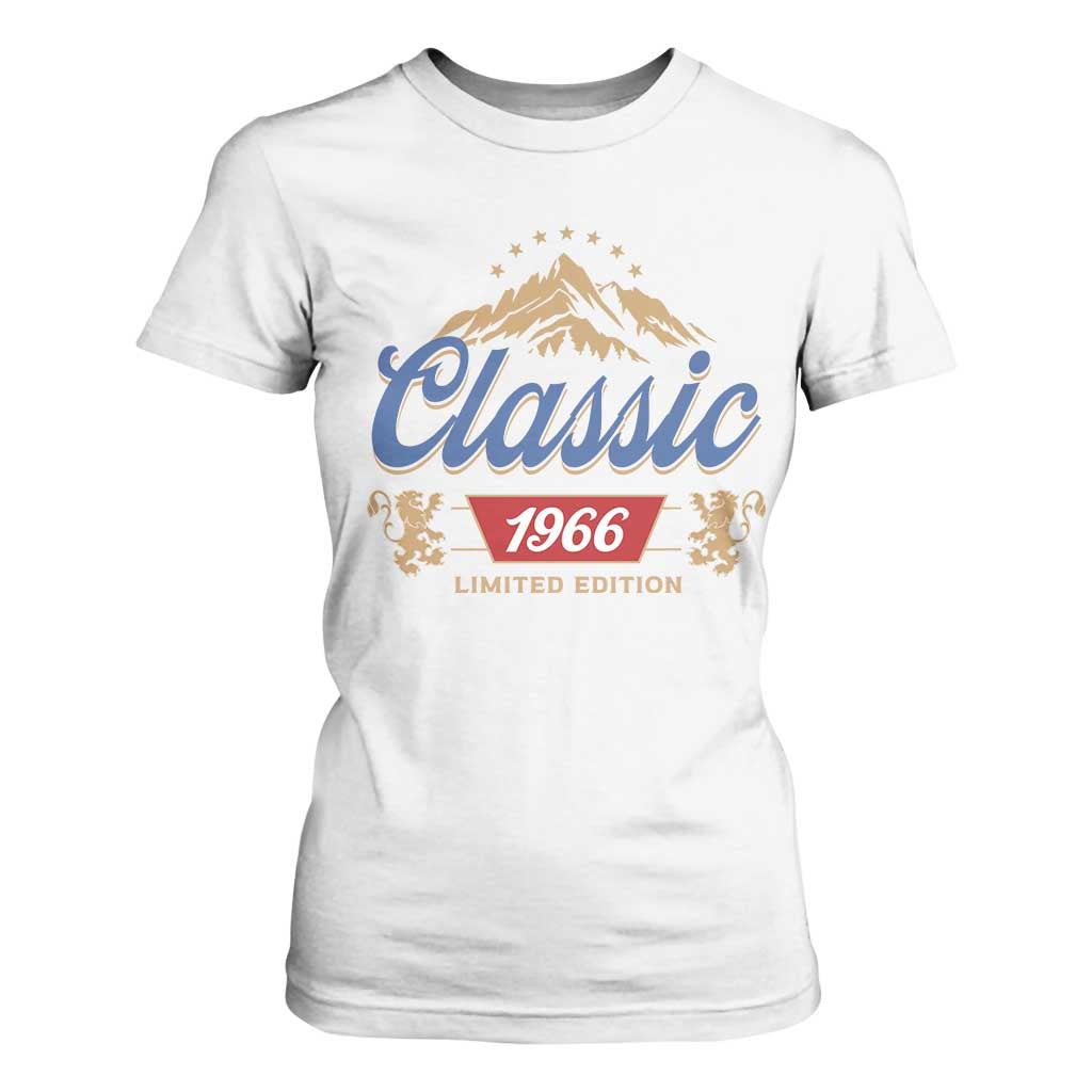 60th Birthday Beer Classic 1966 Limited Edition T Shirt For Women Funny Gifts for 60 Year Olds