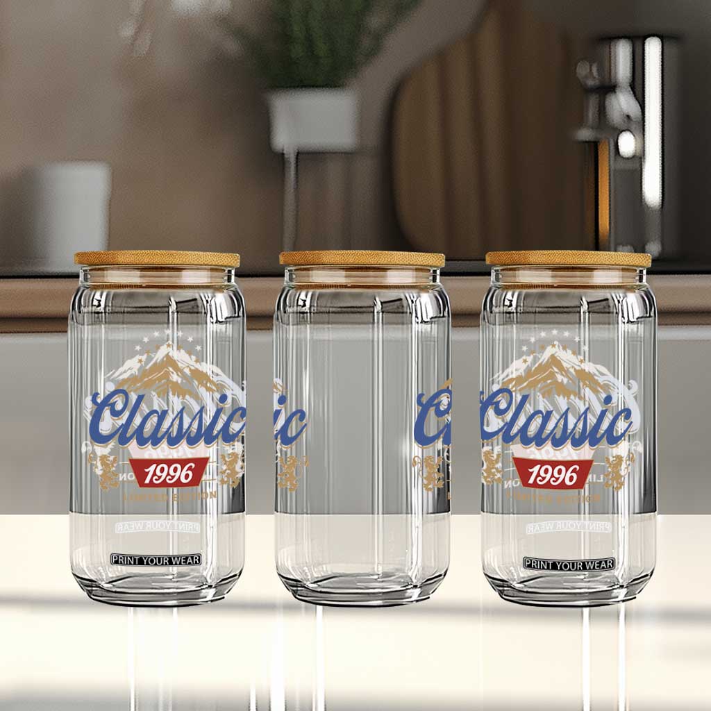 30th Birthday Beer Classic 1996 Limited Edition Glass Can Funny Gifts for 30 Year Olds