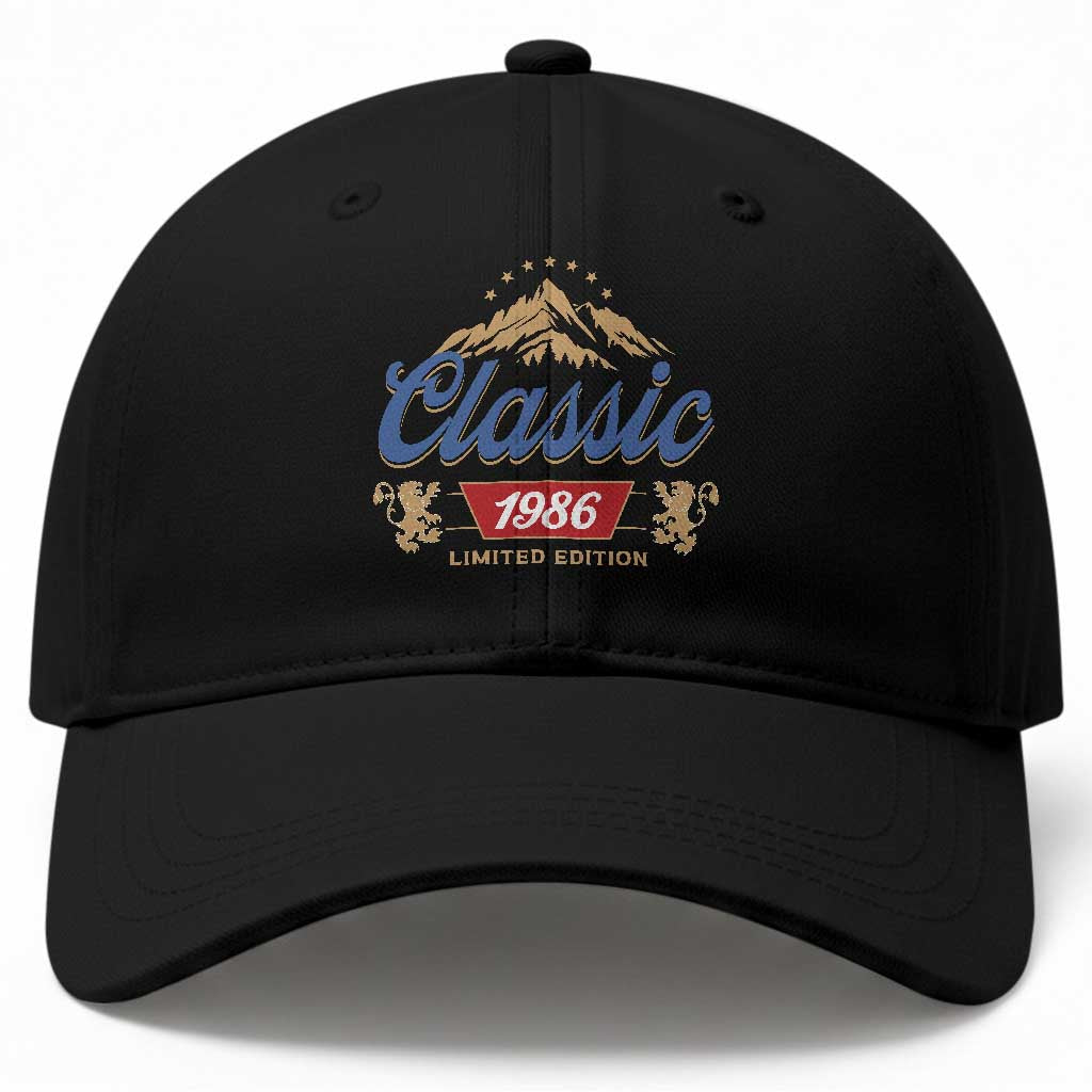 40th Birthday Beer Classic 1986 Limited Edition Baseball Cap Funny Gifts for 40 Year Olds