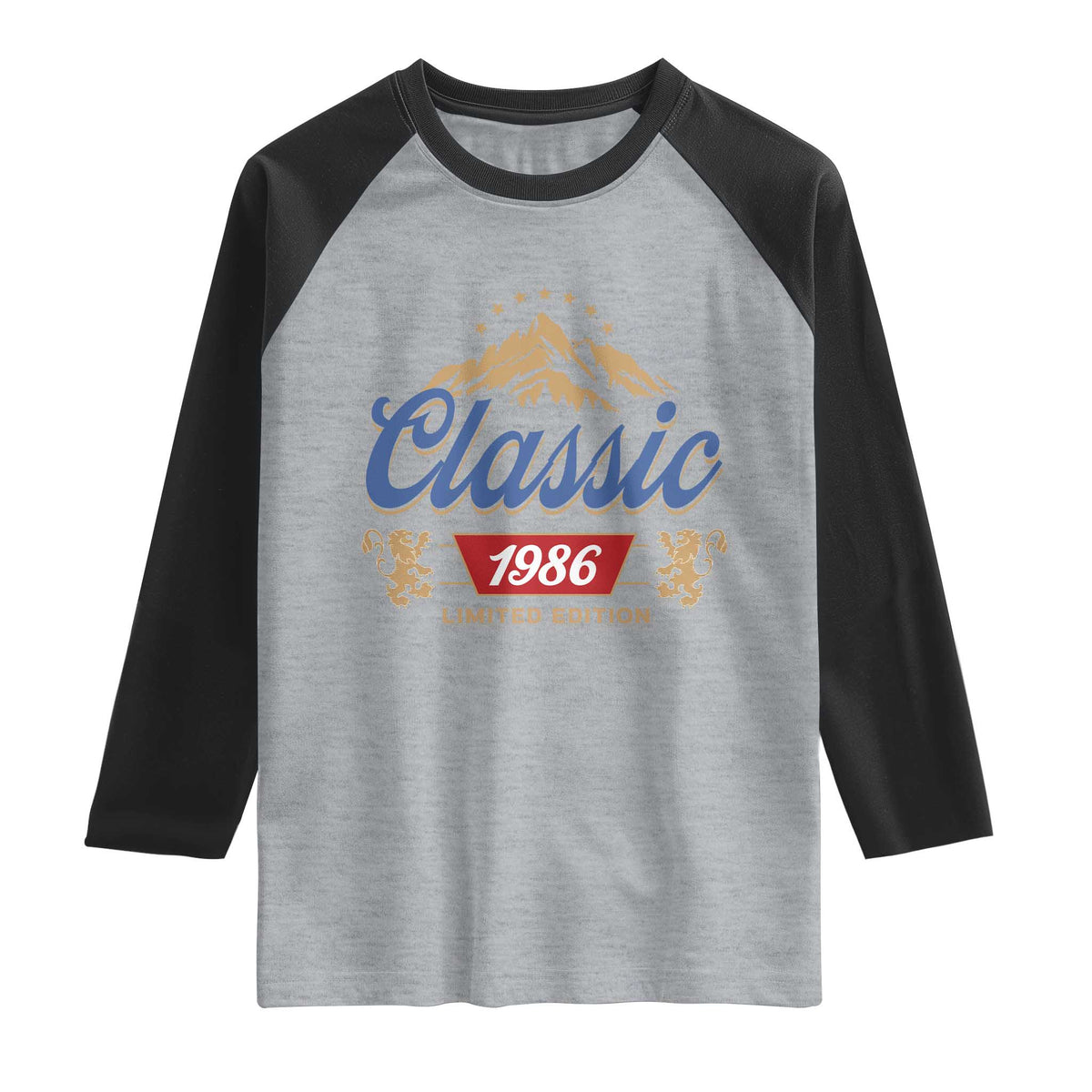 40th Birthday Beer Classic 1986 Limited Edition Raglan Shirt Funny Gifts for 40 Year Olds