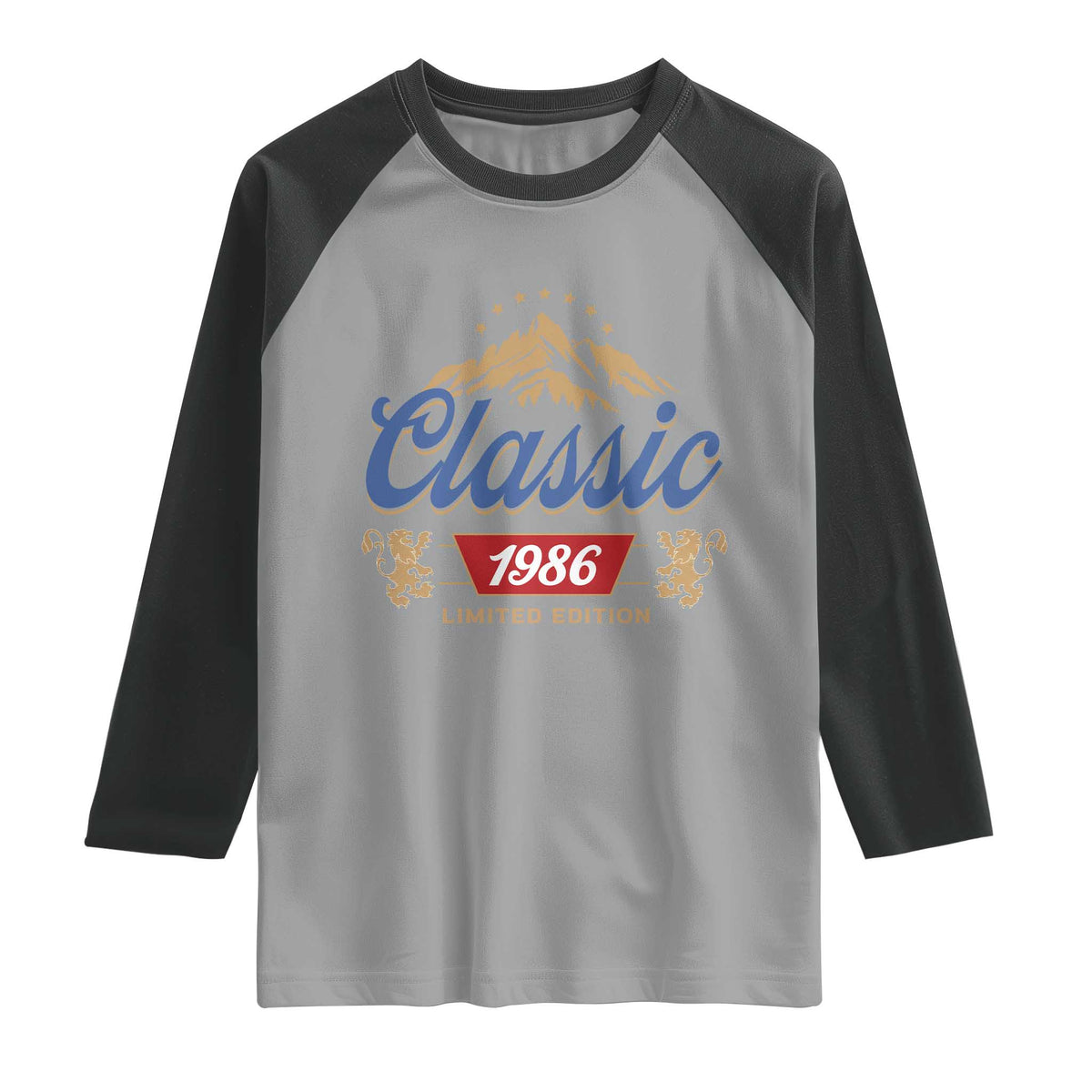 40th Birthday Beer Classic 1986 Limited Edition Raglan Shirt Funny Gifts for 40 Year Olds