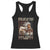 Native American Pride Racerback Tank Top Free Like An Eagle Fearless Like A Wolf Vintage Flag TS11 Black Print Your Wear