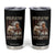 Native American Pride Tumbler Cup Free Like An Eagle Fearless Like A Wolf Vintage Flag TS11 Black Print Your Wear