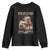 Native American Pride Youth Sweatshirt Free Like An Eagle Fearless Like A Wolf Vintage Flag TS11 Black Print Your Wear