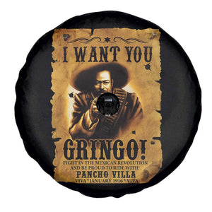 Pancho Villa Spare Tire Cover I Want You Gringo Fight In The Mexican Revolution TS11 Print Your Wear