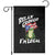 Funny Relax Gringo I Am Legal Garden Flag Puerto Rico Flag Coqui Frog TS11 Black Print Your Wear