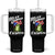 Funny Relax Gringo I Am Legal Tumbler With Handle Puerto Rico Flag Coqui Frog TS11 One Size: 40 oz Black Print Your Wear