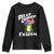 Funny Relax Gringo I Am Legal Youth Sweatshirt Puerto Rico Flag Coqui Frog TS11 Black Print Your Wear