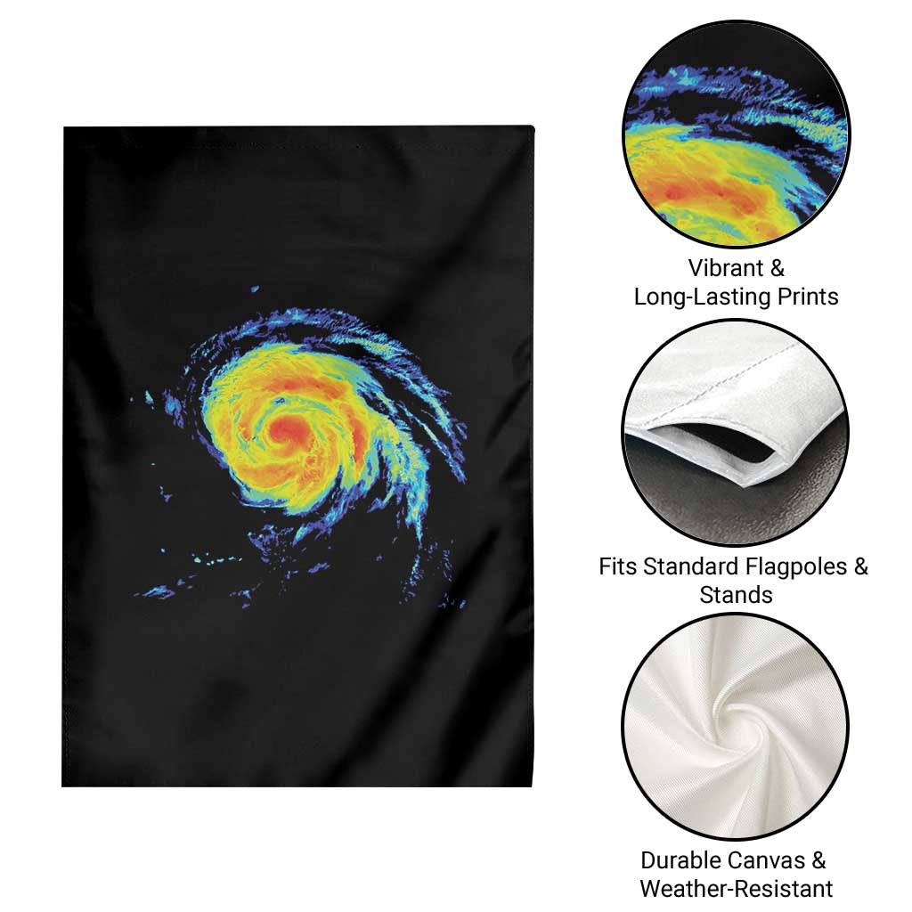 Hurricane Erin Garden Flag Meteorologist Weather Radar Storm Chasing TS11 Print Your Wear