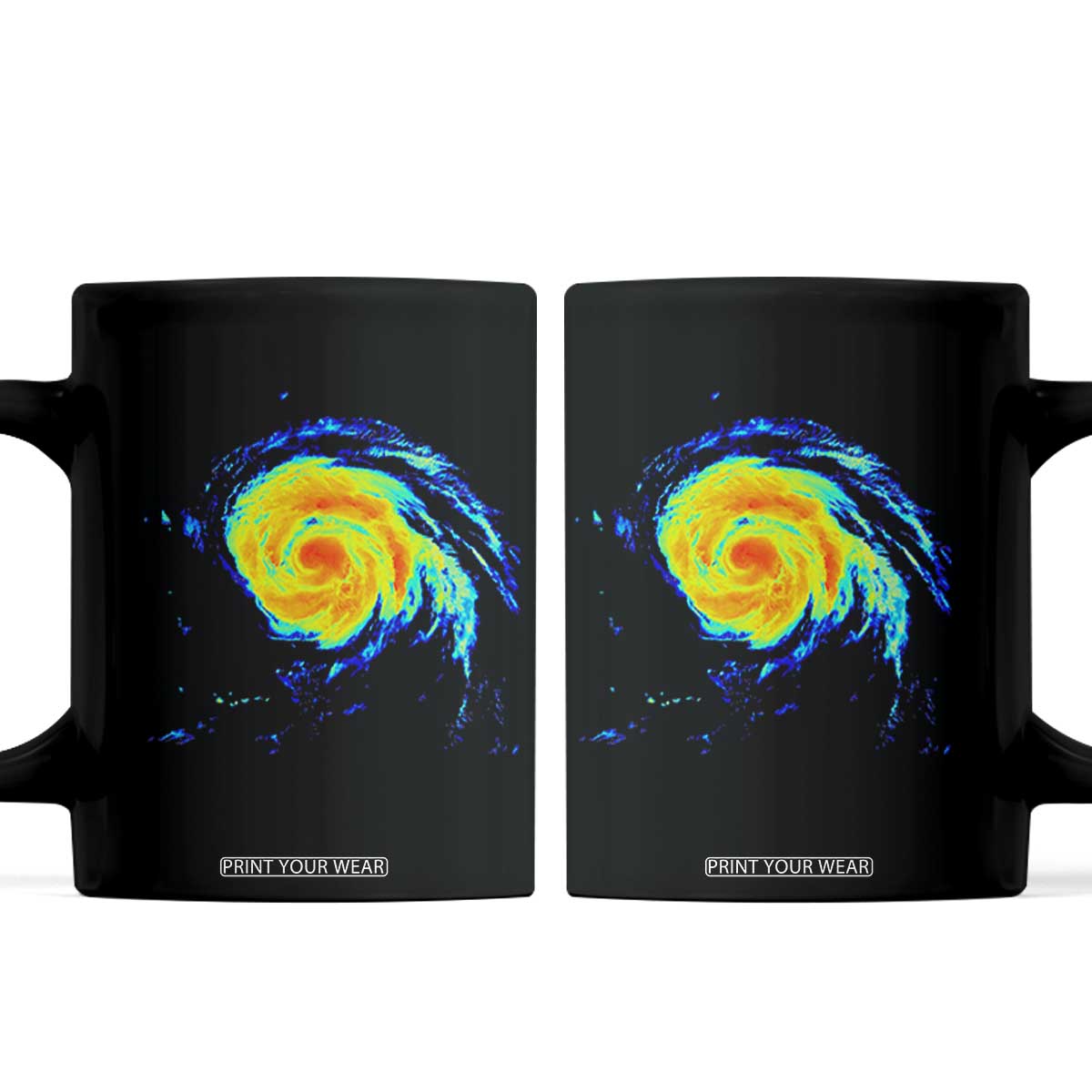 Hurricane Erin Coffee Mug Meteorologist Weather Radar Storm Chasing TS11 Black Print Your Wear