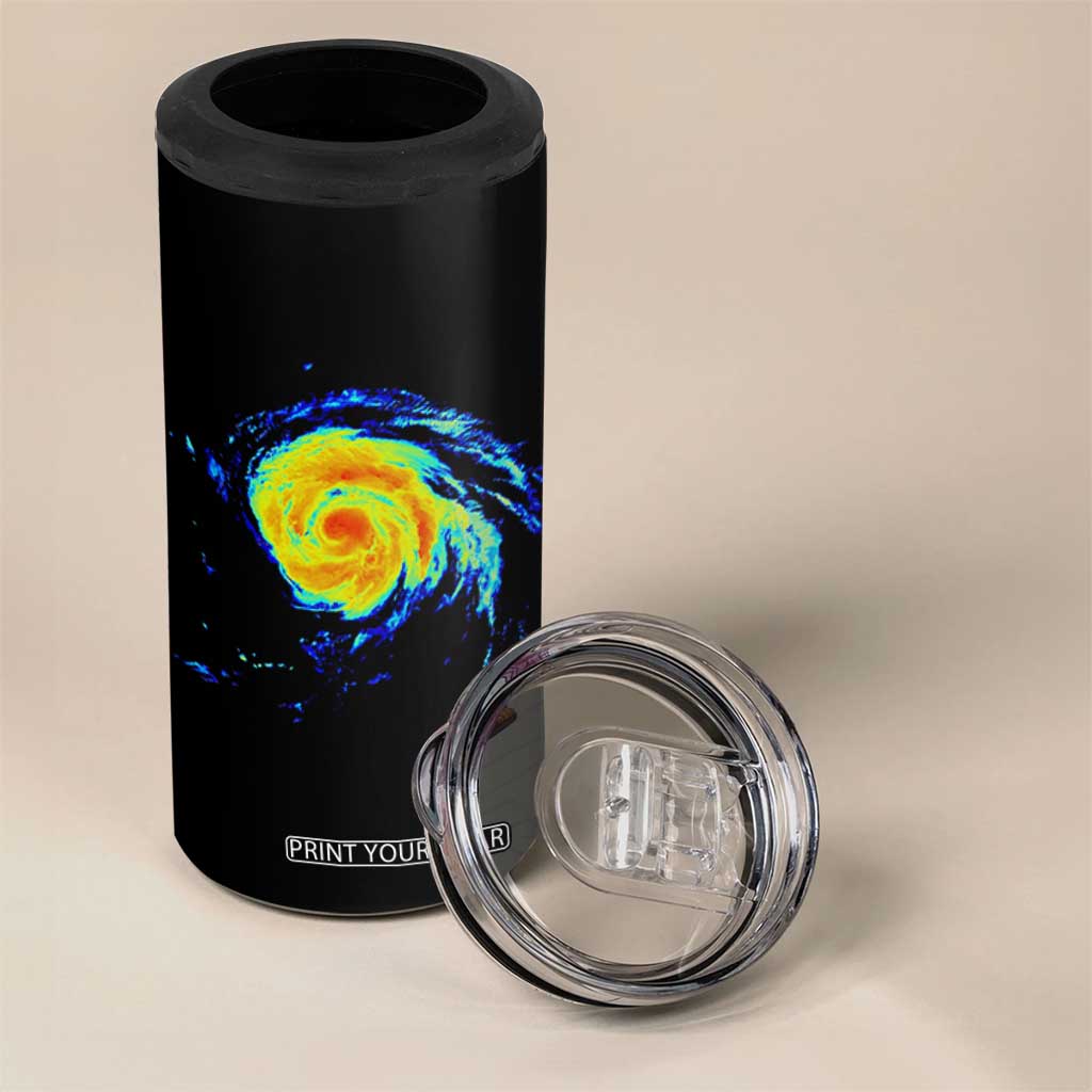 Hurricane Erin 4 in 1 Can Cooler Tumbler Meteorologist Weather Radar Storm Chasing TS11 Print Your Wear