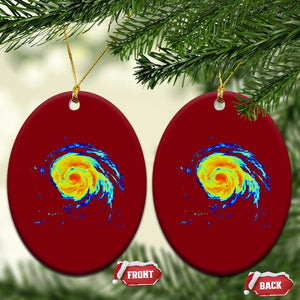 Hurricane Erin Ceramic Ornament Meteorologist Weather Radar Storm Chasing TS11 Print Your Wear