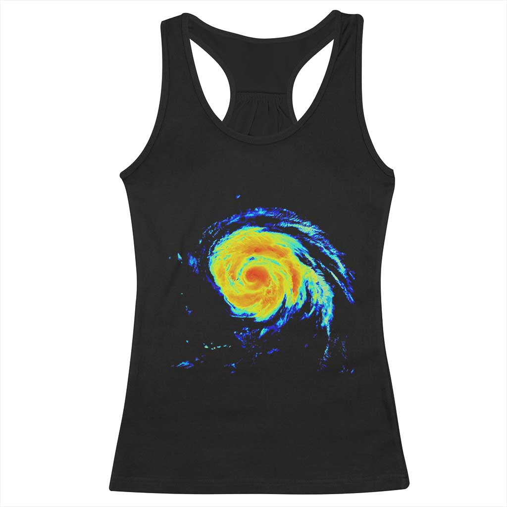 Hurricane Erin Racerback Tank Top Meteorologist Weather Radar Storm Chasing TS11 Black Print Your Wear