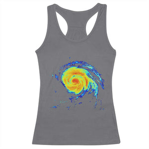 Hurricane Erin Racerback Tank Top Meteorologist Weather Radar Storm Chasing TS11 Charcoal Print Your Wear