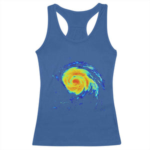 Hurricane Erin Racerback Tank Top Meteorologist Weather Radar Storm Chasing TS11 Royal Blue Print Your Wear
