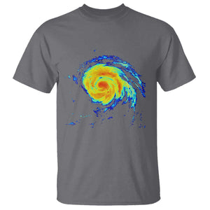 Hurricane Erin T Shirt Meteorologist Weather Radar Storm Chasing TS11 Charcoal Print Your Wear