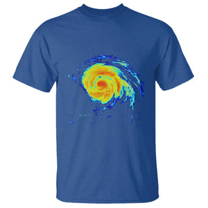 Hurricane Erin T Shirt Meteorologist Weather Radar Storm Chasing TS11 Royal Blue Print Your Wear