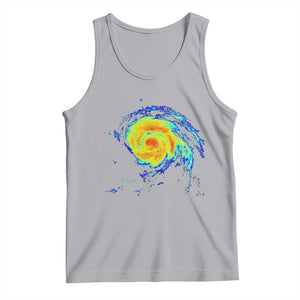 Hurricane Erin Tank Top Meteorologist Weather Radar Storm Chasing TS11 Athletic Heather Print Your Wear