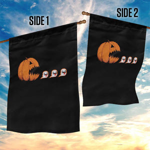 Funny Halloween Gamer Video Gaming Pumpkin Ghost Garden Flag TS11 Print Your Wear