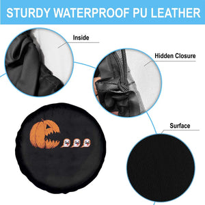Funny Halloween Gamer Video Gaming Pumpkin Ghost Spare Tire Cover TS11 Print Your Wear