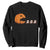 Funny Halloween Gamer Video Gaming Pumpkin Ghost Sweatshirt TS11 Black Print Your Wear