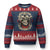 Fun Fact I Dont Care Ugly Christmas Sweater Funny Smoking Gorilla Sarcastic - Print Your Wear