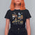 Funny Halloween T Shirt For Women Spooky Construction Trucks Pumpkin Ghost Pixel TS11 Black Print Your Wear
