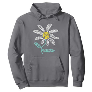 Anti Bullying Awareness Hoodie End Bullying Courage Kindness Peace Inclusion Daisy Flower TS11 Charcoal Print Your Wear