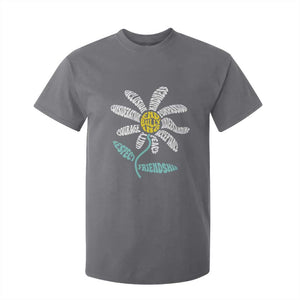 Anti Bullying Awareness T Shirt For Kid End Bullying Courage Kindness Peace Inclusion Daisy Flower TS11 Charcoal Print Your Wear