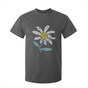 Anti Bullying Awareness T Shirt For Kid End Bullying Courage Kindness Peace Inclusion Daisy Flower TS11 Dark Heather Print Your Wear