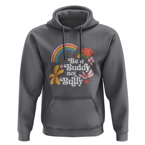 Unity Day Hoodie Be A Buddy Not A Bully Anti Bullying Awareness Flower Star TS11 Charcoal Print Your Wear