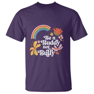 Unity Day T Shirt Be A Buddy Not A Bully Anti Bullying Awareness Flower Star TS11 Purple Print Your Wear