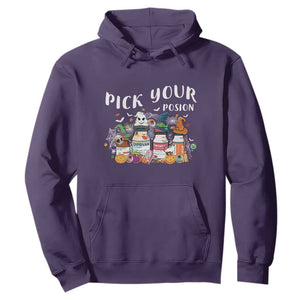 Halloween Nurse Hoodie Pick Your Poison Pharmacy Witches TS11 Purple Print Your Wear
