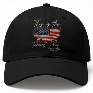 This Is The Turning Point Baseball Cap Patriotic American Map Vintage USA Flag TS11 Print Your Wear