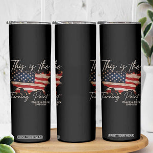 This Is The Turning Point Skinny Tumbler Patriotic American Map Vintage USA Flag TS11 Print Your Wear
