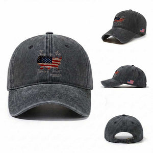 This Is The Turning Point Washed Cotton Baseball Cap Patriotic American Map Vintage USA Flag TS11 Washed Cap Universal Fit Dark Gray Print Your Wear