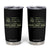 Proud Army Mom Tumbler Cup Vintage Camo American Flag Veteran Mother's Day TS11 Black Print Your Wear