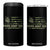 Proud Army Dad 4 in 1 Can Cooler Tumbler Vintage Camo American Flag Veteran Father's Day TS11 One Size: 16 oz Black Print Your Wear
