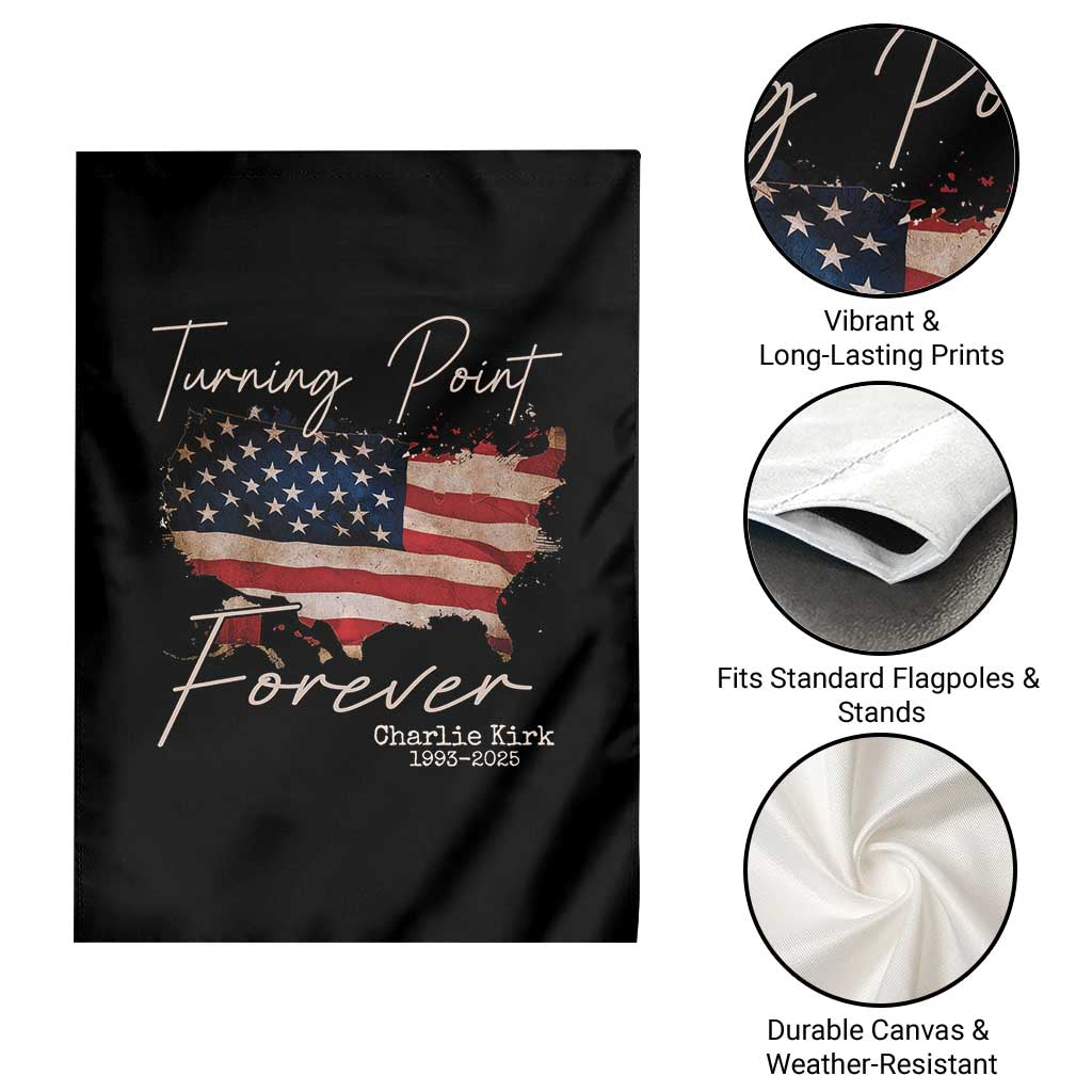 Turning Point Forever Garden Flag Patriotic American Map Vintage USA Flag TS11 Print Your Wear