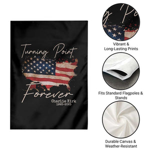 Turning Point Forever Garden Flag Patriotic American Map Vintage USA Flag TS11 Print Your Wear