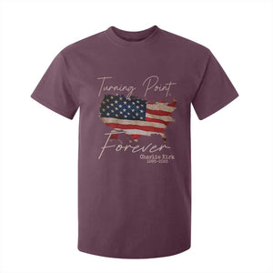 Turning Point Forever T Shirt For Kid Patriotic American Map Vintage USA Flag TS11 Maroon Print Your Wear