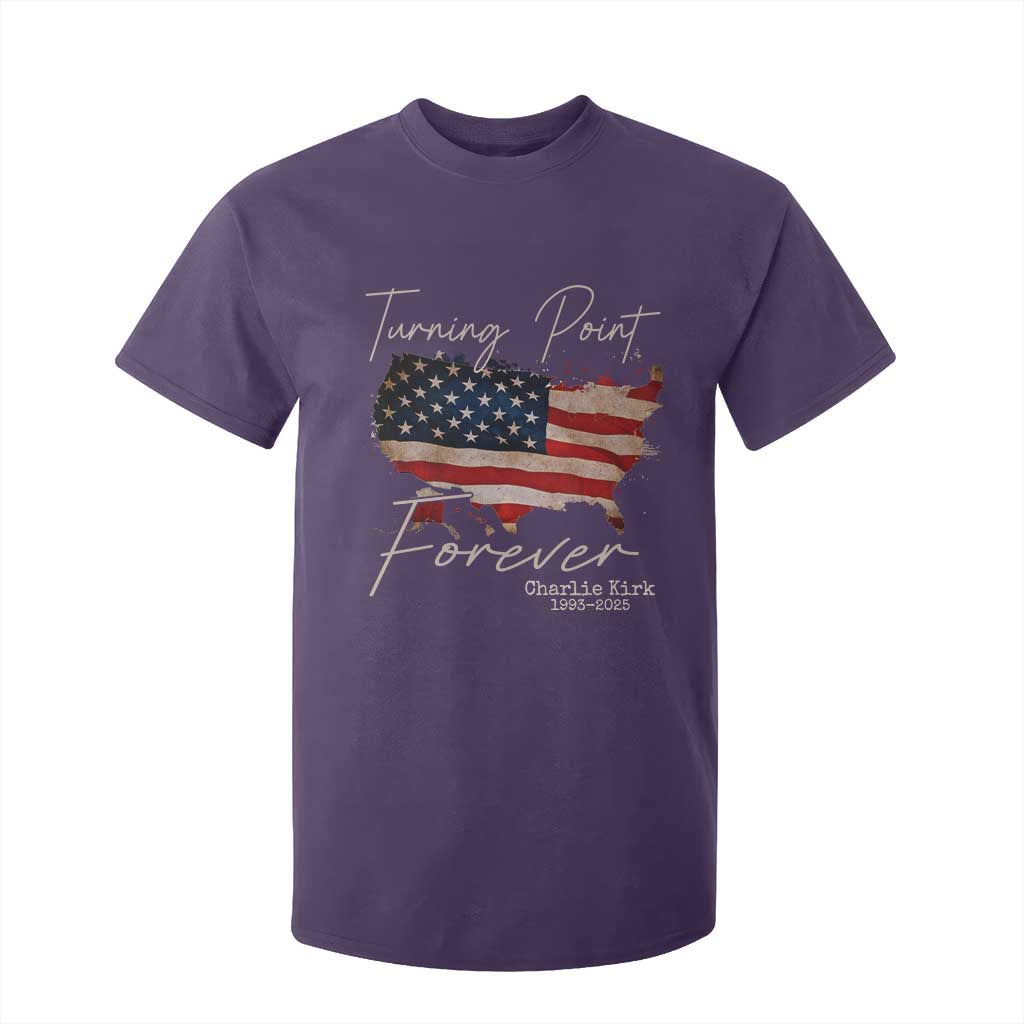 Turning Point Forever T Shirt For Kid Patriotic American Map Vintage USA Flag TS11 Purple Print Your Wear