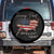 Turning Point Forever Spare Tire Cover Patriotic American Map Vintage USA Flag TS11 No hole Black Print Your Wear