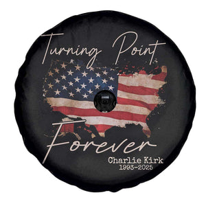 Turning Point Forever Spare Tire Cover Patriotic American Map Vintage USA Flag TS11 Print Your Wear