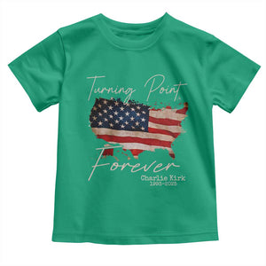 Turning Point Forever Toddler T Shirt Patriotic American Map Vintage USA Flag TS11 Irish Green Print Your Wear