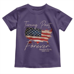 Turning Point Forever Toddler T Shirt Patriotic American Map Vintage USA Flag TS11 Purple Print Your Wear